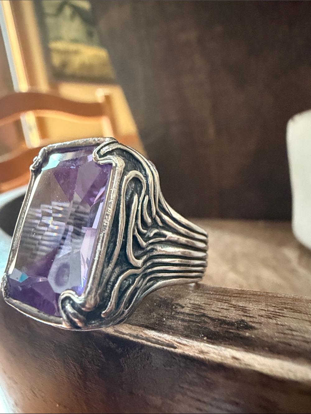 STUNNING & LARGE SILPADA RING. 9. RARE - Picture 3 of 6